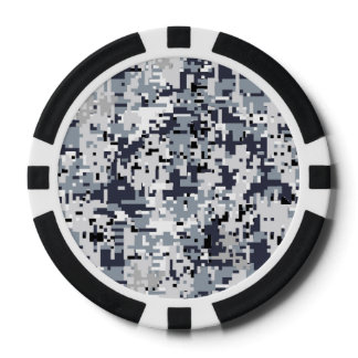 Camouflage poker chips