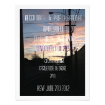 Urban Sunset Invitations