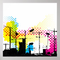 Urban Surveillance scene Poster