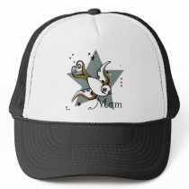 Urban Tattoo Swallow Bird Design hats