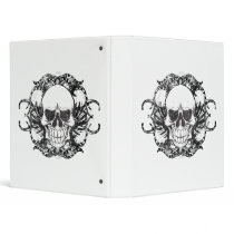 Urban tribal skull vinyl binders