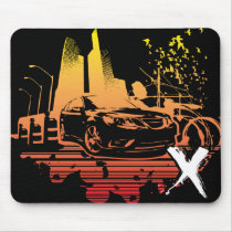 urban turbo_X mousepad - yellow/orange/red by griffingear urban turbo_X mousepad - yellow/orange/red