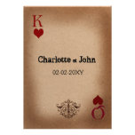 urban vegas wedding invitation