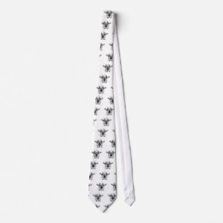 Urban Weightlifter Illustration tie