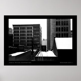 Urban Winter Composition Posters