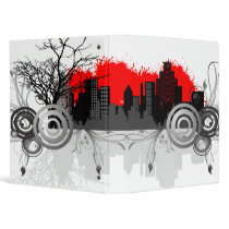 urbanized cityscape notebook-01 binders by dooni_notebooks urbanized cityscape notebook-01 binders