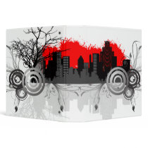 urbanized cityscape notebook-01 binders by dooni_notebooks urbanized cityscape notebook-01 binders