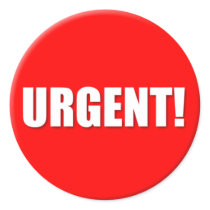 Urgente Sticker (Small)