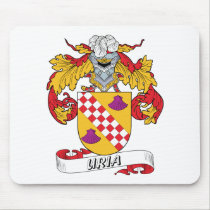 Uria Family Crest Mousepad