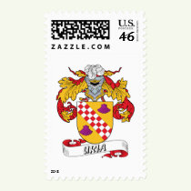 Uria Family Crest Stamps