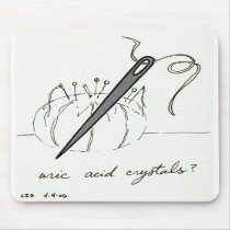 Uric Acid Crystals mousepad by bio_muse Uric Acid Crystals mousepad