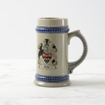 Urie Coat of Arms Stein - Family Crest mugs