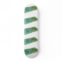 Urn as U Uranium and Rn Radon Custom Skate Board
