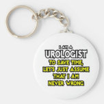 Urologist...Assume I Am Never Wrong Keychain