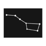 Ursa Major Asterism Postcard