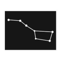 Ursa Major Asterism Postcard