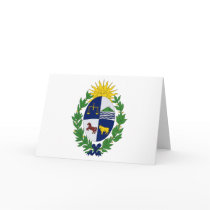 Uruguay Coat of Arms Greeting Card by FlagTshirts Uruguay Coat of Arms Greeting Card