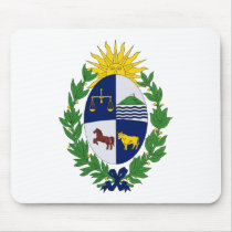 Uruguay Coat of Arms Mousepad by FlagTshirts Uruguay Coat of Arms Mousepad