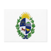 Uruguay Coat of Arms Postcard by FlagTshirts Uruguay Coat of Arms Postcard