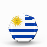 Uruguay Flag Acrylic Octagon Award