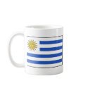 Uruguay Flag and Map Mug