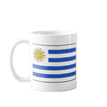 Uruguay Flag and Map Mug by FlagAndMap Uruguay Flag and Map Mug