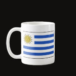 Uruguay Flag Map Classic Mug