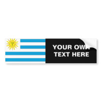 Uruguay Flag bumper stickers