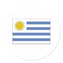 Uruguay FLAG International stickers