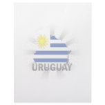 Uruguay Flag Map 2.0 letterhead