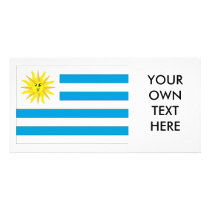 Uruguay Flag Photo Greeting Card