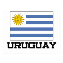 Uruguay Flag postcards