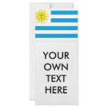 Uruguay Flag Custom Rack Cards