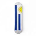 Uruguay Flag skateboards by coolcountry Uruguay Flag skateboards