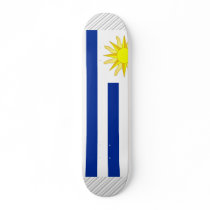 Uruguay Flag Skate Board Deck