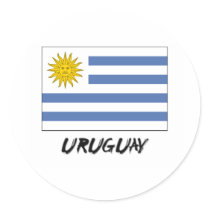 Uruguay Flag stickers