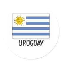 Uruguay Flag stickers