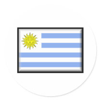 Uruguay Flag stickers