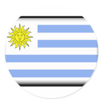 Uruguay Flag stickers
