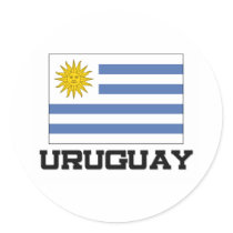 Uruguay Flag stickers