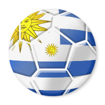 Uruguay La Celeste Uruguayan soccer fans gifts magnets