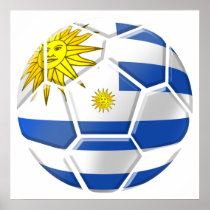 Uruguay La Celeste Uruguayan soccer fans gifts Print