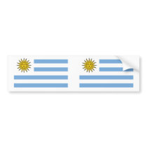 Uruguay (Rivera), Uruguay flag Bumper Stickers
