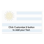 Uruguay (Rivera), Uruguay flag Business Cards