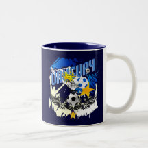 Uruguay soccer 2010 Grunge artwork tees & gifts Coffee Mug