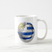 Uruguay soccer ball futbol flag Charruas gifts Coffee Mugs