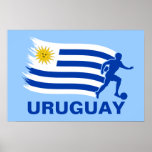Uruguay Soccer Flag Posters