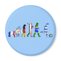 Uruguay soccer football Evolution futboll gifts magnets