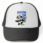 This adorable little panda is too cute! He's featured in front of a large flag from Uruguay and ready to play football and score some goals. This cute design is perfect for football players and soccer fans! You can totally customize this gift! Change the color, move the design around, add your own text or images -- make it your own!