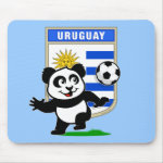 This adorable little panda is too cute! He's featured in front of a large flag from Uruguay and ready to play football and score some goals. This cute design is perfect for football players and soccer fans! You can totally customize this gift! Change the color, move the design around, add your own text or images -- make it your own!